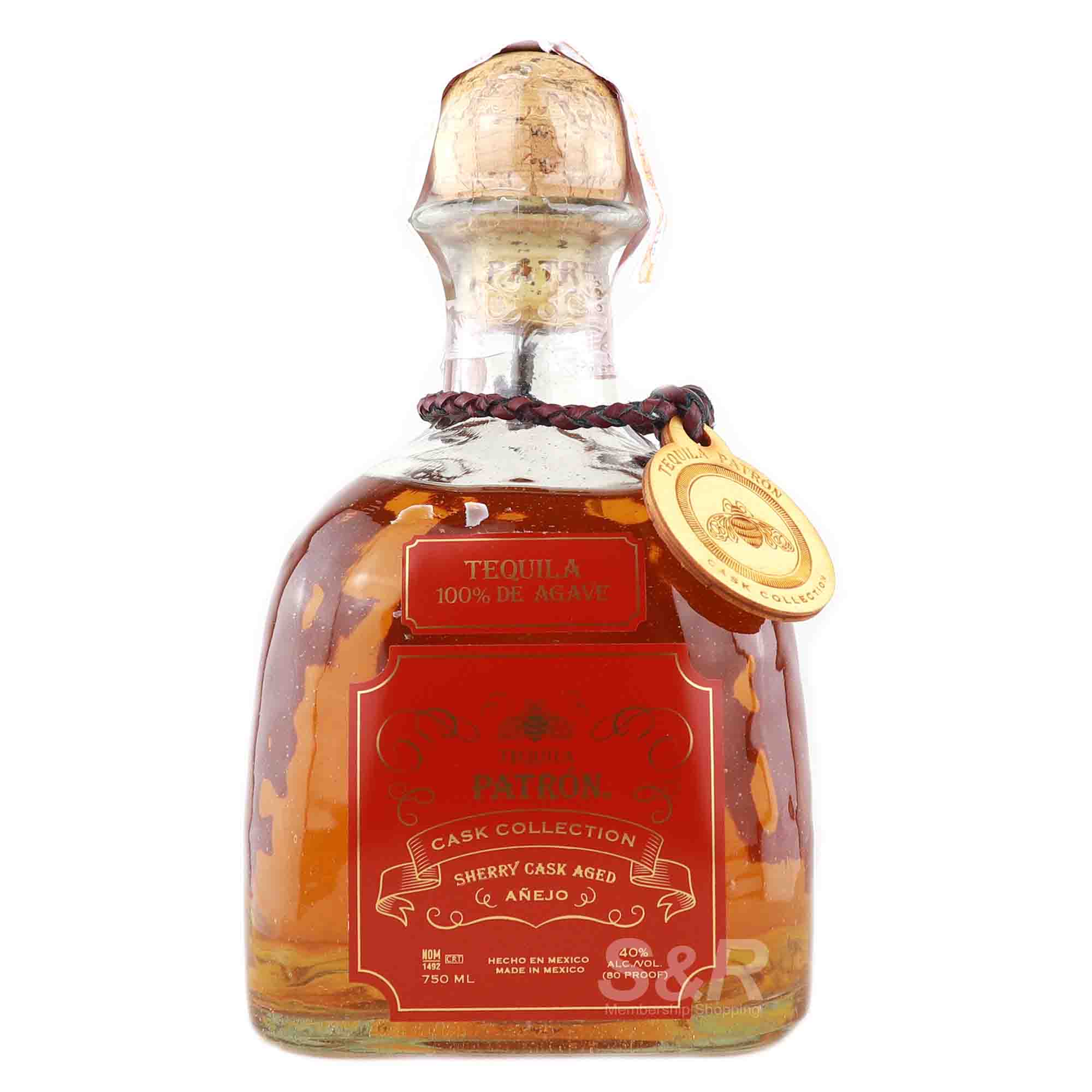 Patron Tequila Añejo Sherry 750mL Patron Tequila Añejo Sherry 750mL